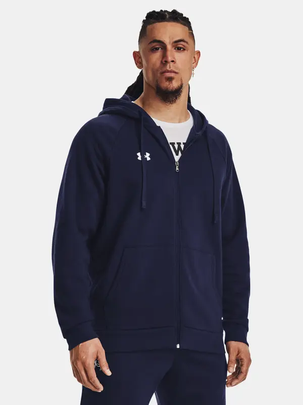 Under Armour Under Armour Sweatshirt UA Rival Fleece FZ Hoodie-BLU - Men's