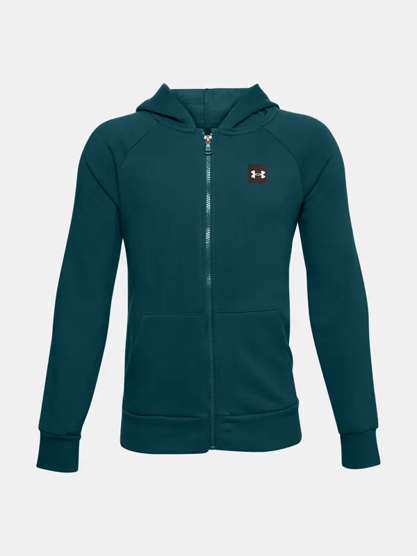 Under Armour Under Armour Sweatshirt UA RIVAL FLEECE FZ HOODIE-GRN - Boys