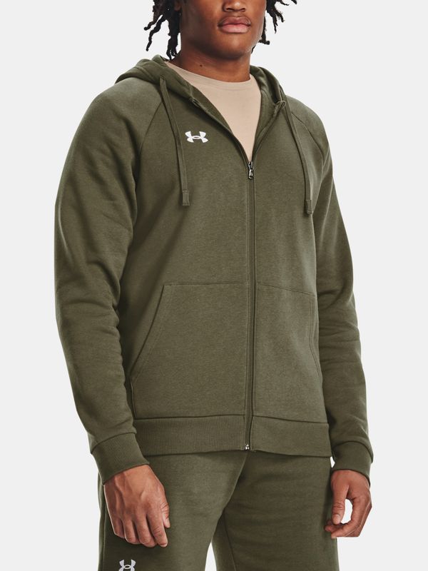 Under Armour Under Armour Sweatshirt UA Rival Fleece FZ Hoodie-GRN - Mens