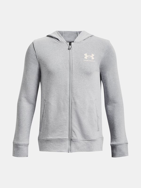 Under Armour Under Armour Sweatshirt UA Rival Terry FZ Hoodie-GRY - Guys