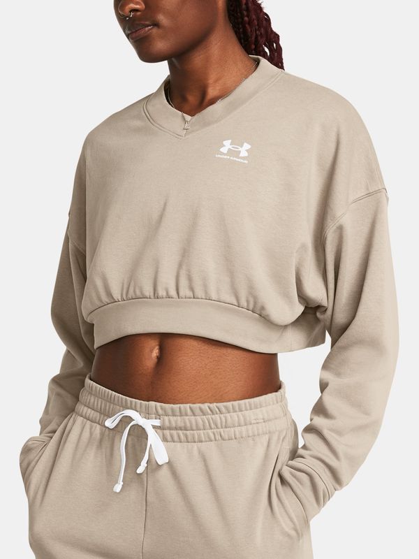 Under Armour Under Armour Sweatshirt UA Rival Terry OS Crop Crw-BRN - Women