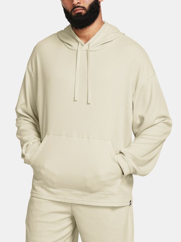 Under Armour Under Armour Sweatshirt UA Rival Waffle Hoodie-BRN - Mens