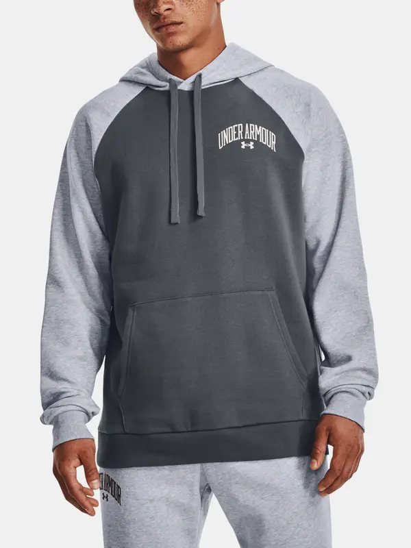 Under Armour Under Armour Sweatshirt UA Rival WM Colorblock HD-GRY - Mens