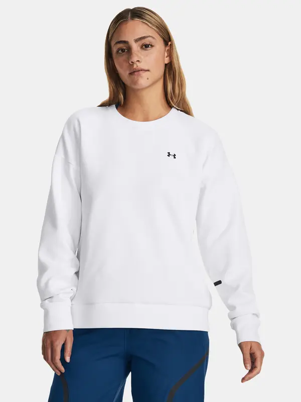 Under Armour Under Armour Sweatshirt Unstoppable Flc Crew-WHT - Women
