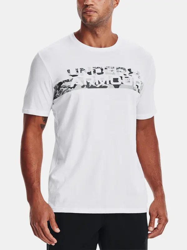 Under Armour Under Armour T-Shirt UA CAMO CHEST STRIPE SS-WHT - Men