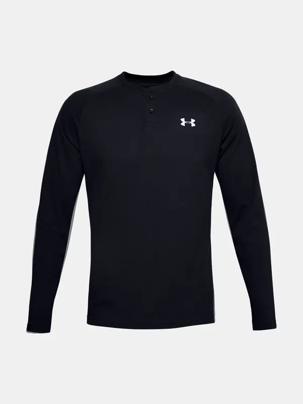 Under Armour Under Armour T-Shirt UA CGI Henley-BLK - Mens