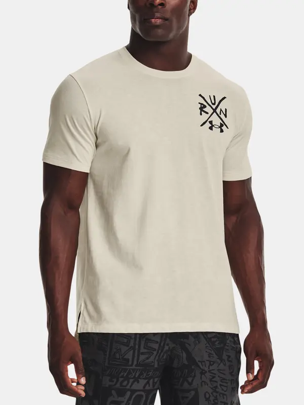 Under Armour Under Armour T-Shirt UA Destroy All Miles Tee-BRN - Men