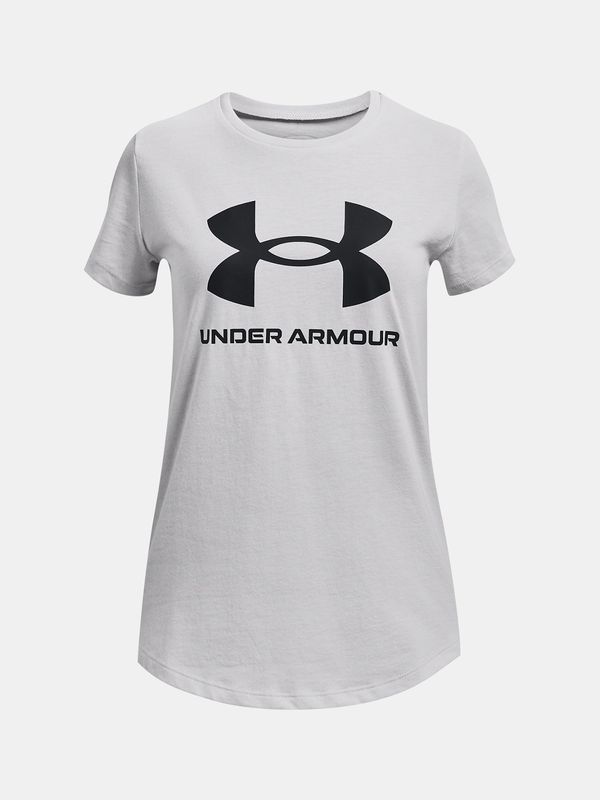Under Armour Under Armour T-Shirt UA G SPORTSTYLE LOGO SS-GRY - Girls