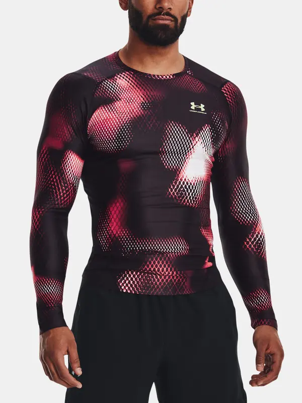 Under Armour Under Armour T-Shirt UA IsoChill Prtd Comp LS-BLK - Mens