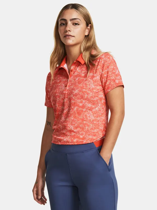 Under Armour Under Armour T-Shirt UA Playoff Printed SS Polo-RED - Women
