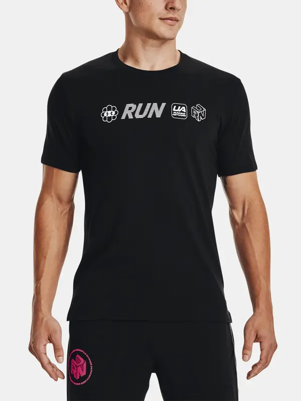 Under Armour Under Armour T-shirt UA Run Anywhere SS-BLK - Men's