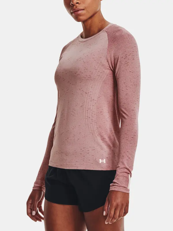 Under Armour Under Armour T-Shirt UA Seamless Run LS-PNK - Women