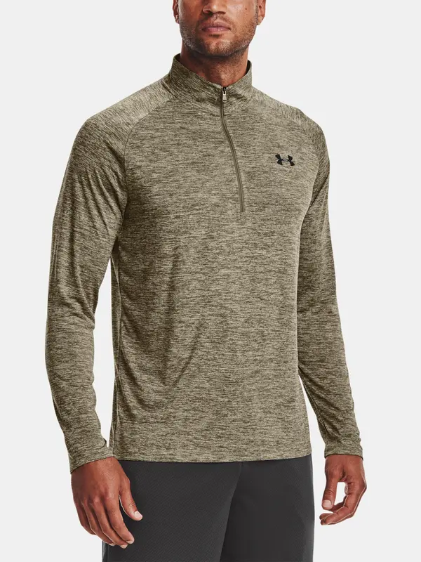 Under Armour Under Armour T-Shirt UA Tech 2.0 1/2 Zip-GRN - Men