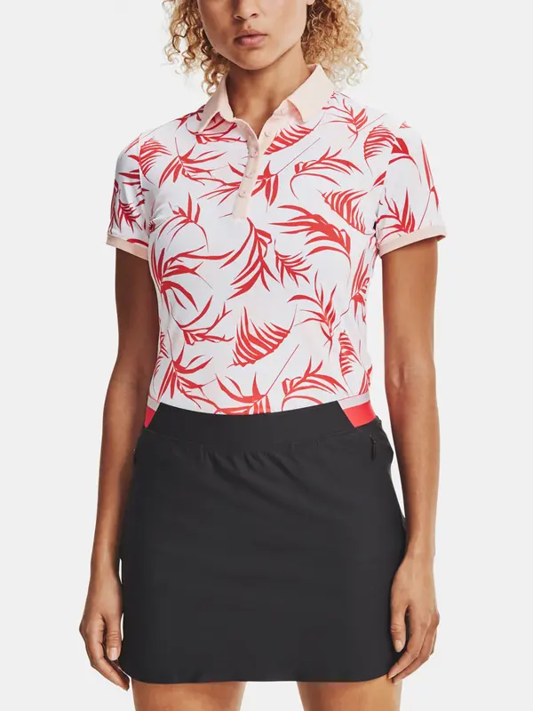 Under Armour Under Armour T-Shirt Zinger SS Novelty Polo-WHT - Ladies