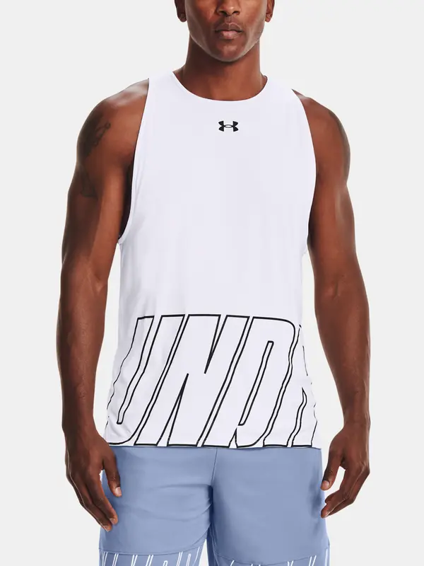 Under Armour Under Armour Tank Top BASELINE REVERSIBLE TANK-WHT - Mens