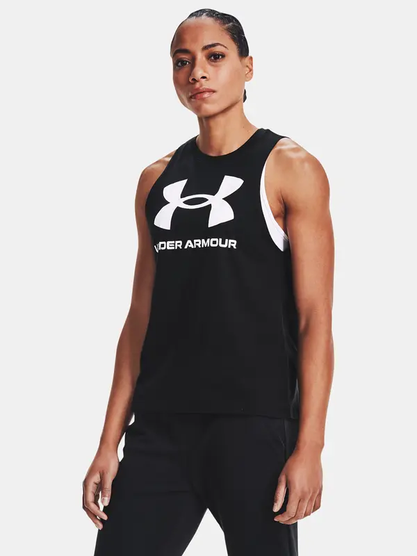 Under Armour Under Armour Tank Top Sportstyle Graphic Tank-BLK - Women