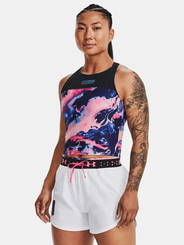 Under Armour Under Armour Tank Top UA RUN ANYWHERE CROP TANK-BLK - Women