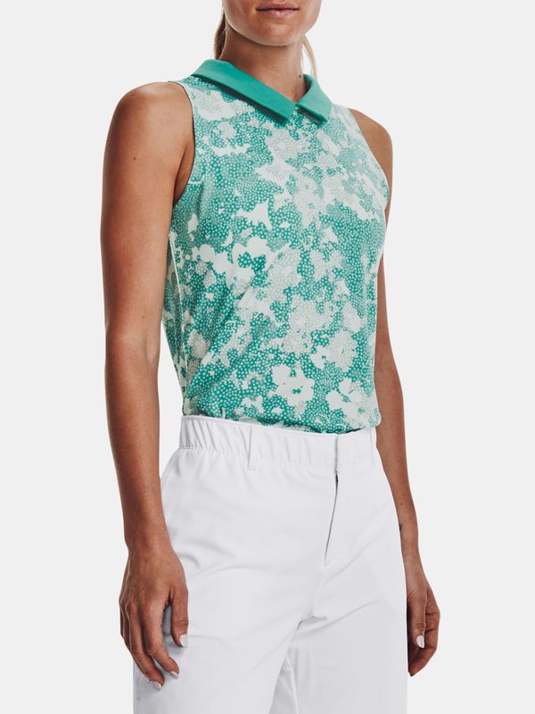 Under Armour Under Armour Tank Top UA Zinger Rise Slvls Polo-GRN - Women