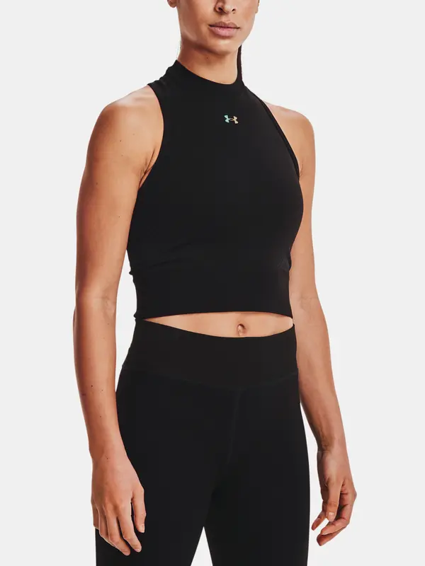 Under Armour Under Armour Top UA Rush Seamless Crop Top-BLK - Women's