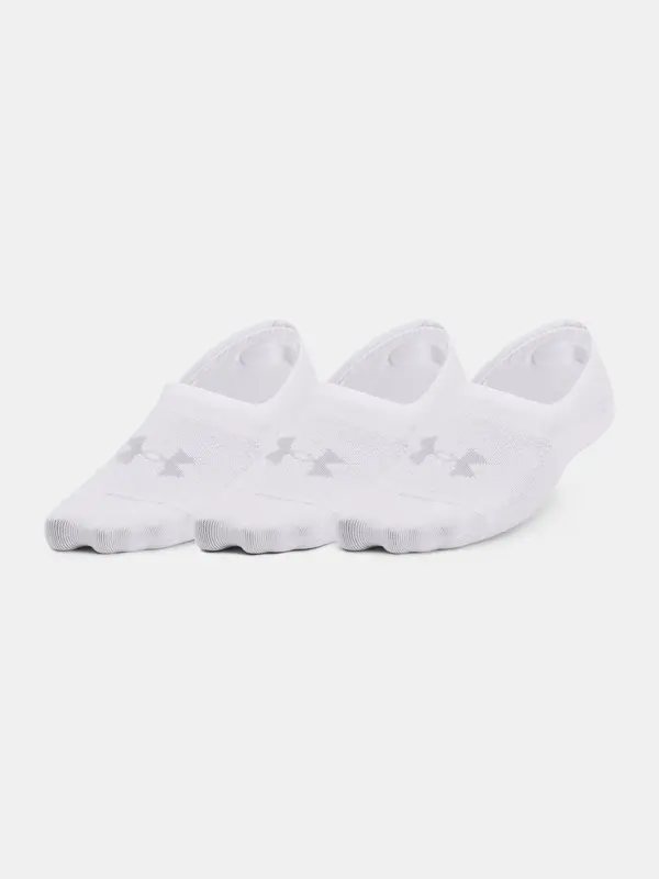 Under Armour Under Armour UA Breathe Lite Ultra Low 3p-WHT Socks - Ladies