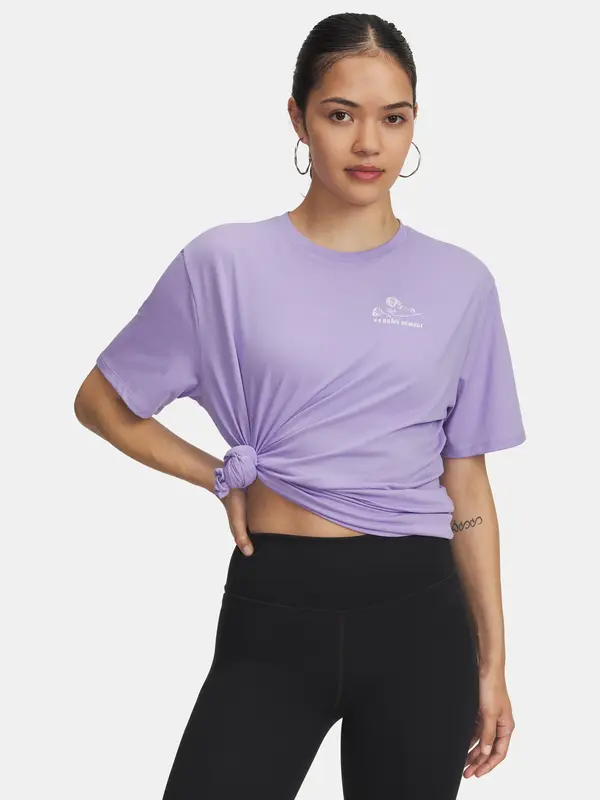 Under Armour Under Armour UA Etched Roses OS SS-PPL Women's T-Shirt - Women's