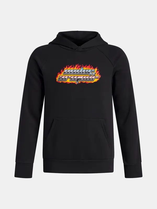 Under Armour Under Armour UA Rival Flc Flamin Wdmrk HD-BLK Boys' Sweatshirt - Boys
