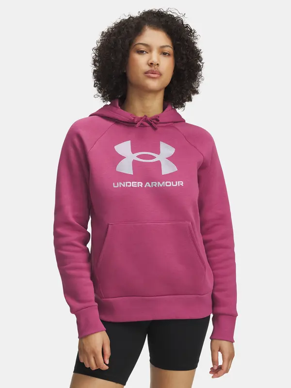 Under Armour Under Armour UA Rival Flc Shimmer Hdy-RED Women's Sweatshirt - Women's