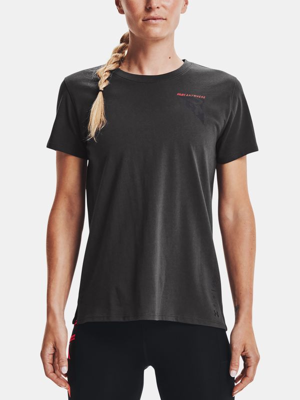 Under Armour Under Armour UA Run Anywhere Short Sleeve-GRY T-Shirt - Women