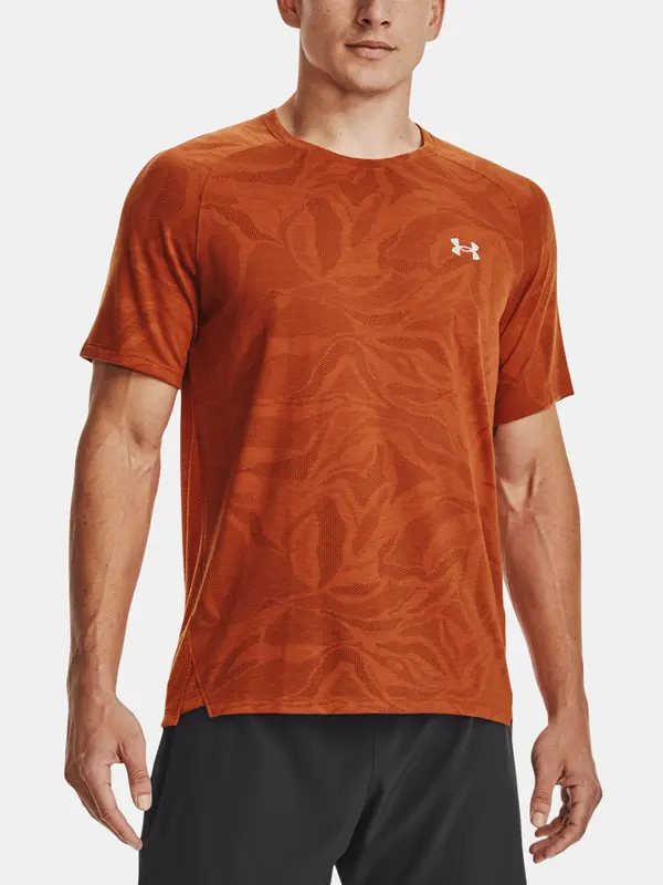 Under Armour Under Armour UA Streaker Jacquard Tee-ORG T-Shirt - Mens
