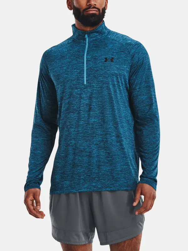 Under Armour Under Armour UA Tech 2.0 1/2 Zip-BLU T-Shirt - Mens