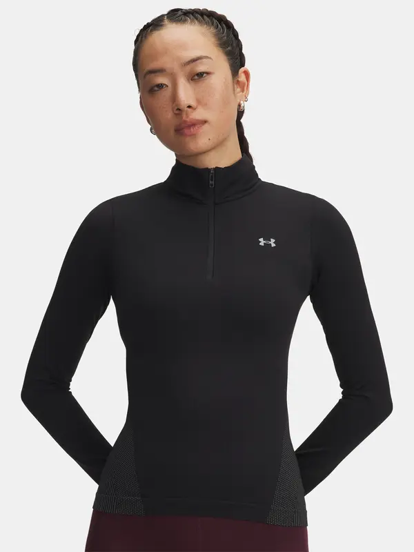 Under Armour Under Armour UA Vanish Seamless 1/4 Zip-BLK T-Shirt for Women - Women's