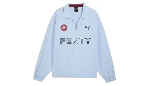 Puma Унисекс суитшърт Puma x Fenty Drill Top синьо