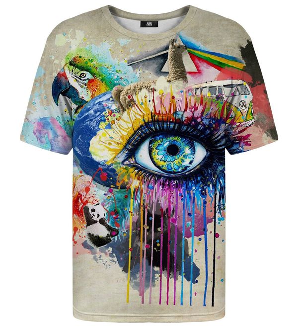 Mr. GUGU & Miss GO Унисекс тениска Mr. GUGU & Miss GO Multi-color patterned