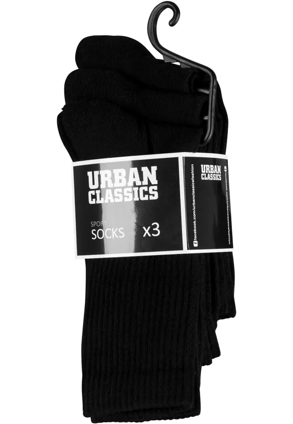 Urban Classics Unisex socks Urban Classics Sport Socks 3-Pack