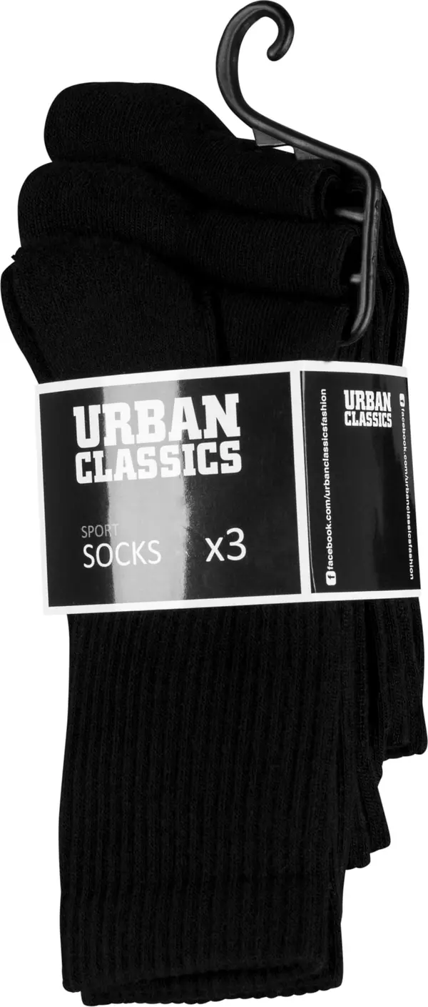 Urban Classics Unisex socks Urban Classics Sport Socks 3-Pack