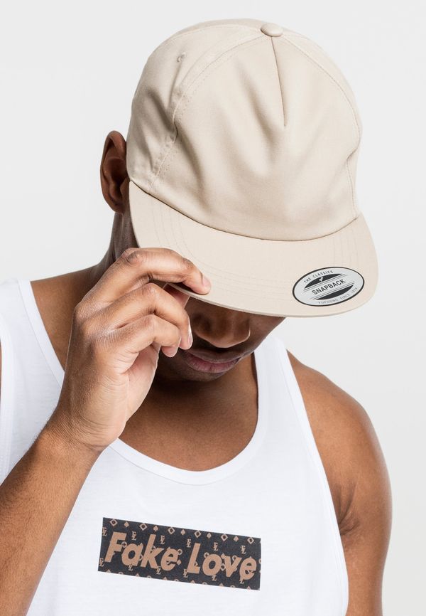 Flexfit Unstructured 5-panel snapback khaki