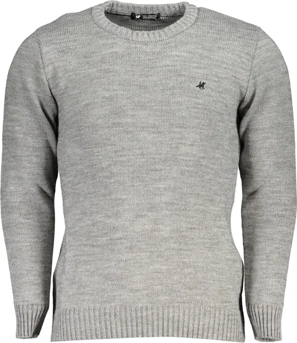 U.S. GRAND US GRAND POLO MEN'S GRAY SWEATER