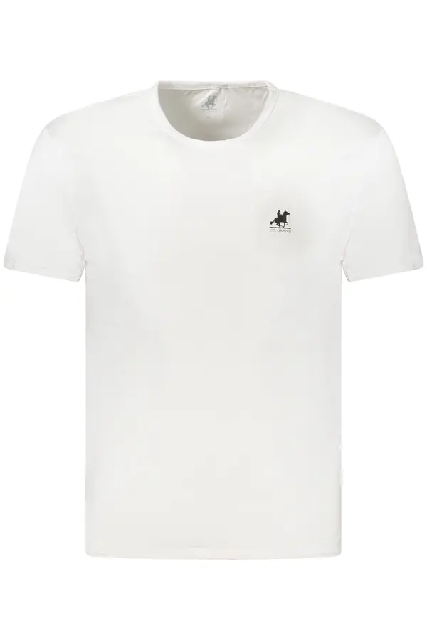 U.S. GRAND US GRAND POLO SHORT SLEEVE T-SHIRT MEN WHITE