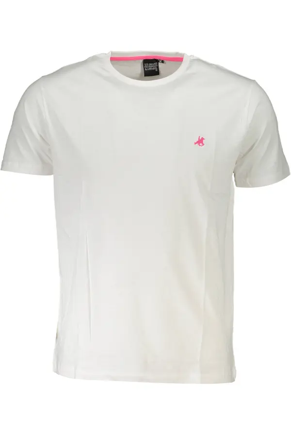 U.S. GRAND US GRAND POLO T-SHIRT SHORT SLEEVE MAN WHITE