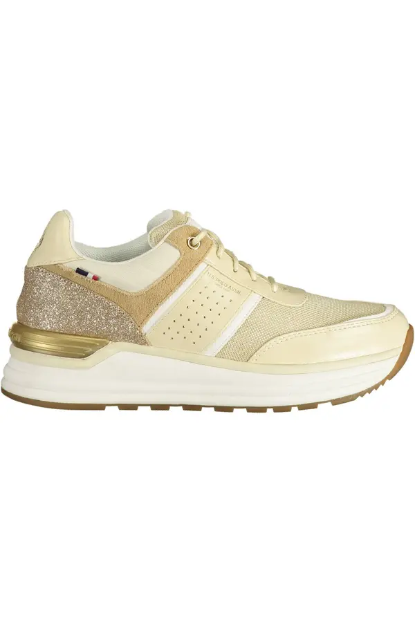 US Polo Assn US POLO ASSN. BEIGE WOMEN'S SPORTS SHOES