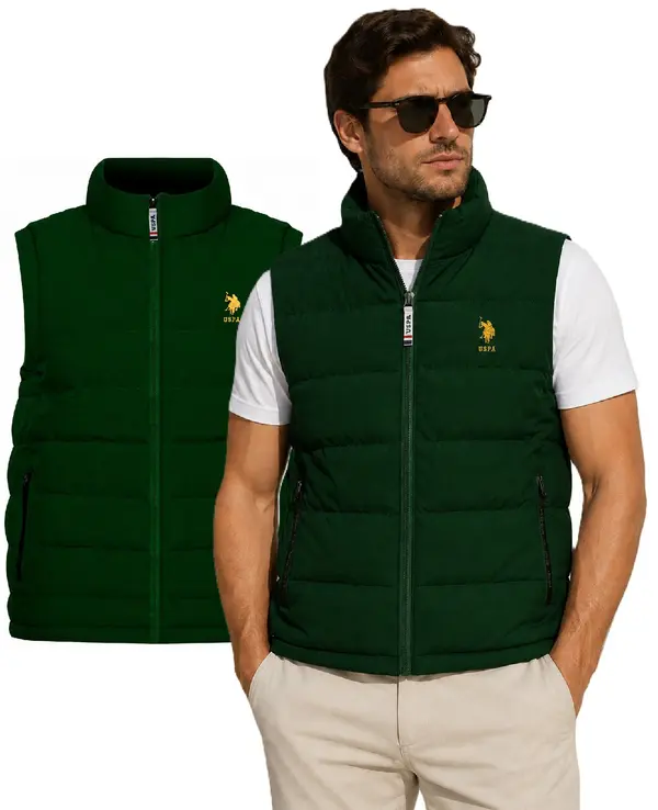 US Polo Assn US Polo Assn. - Мъжки елек тъмнозелен