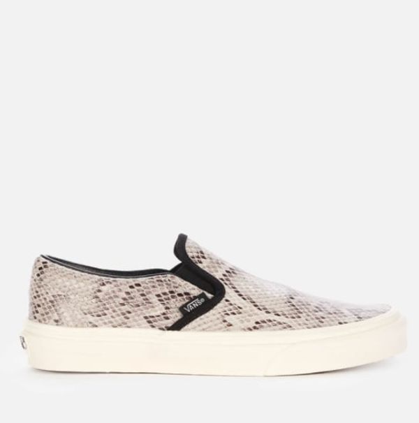 Vans Vans Shoes Ua Classic Slip-On Snake Black - Women