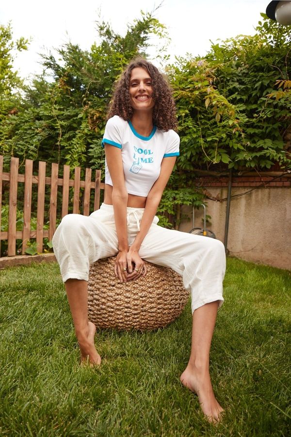 VATKALI VATKALI бельо смес джогинг панталони бели