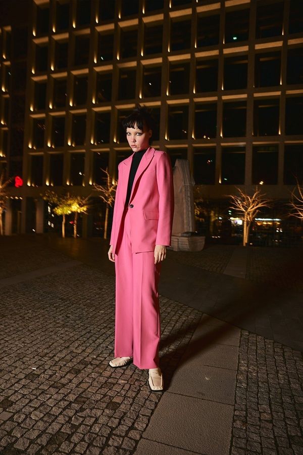 VATKALI VATKALI Панталон с пълна дължина розов