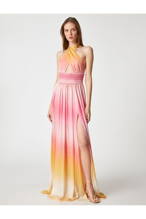 Koton Вечерна рокля Koton & Prom - Многоцветна - A-line