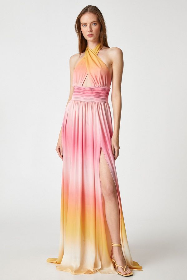 Koton Вечерна рокля Koton & Prom - Многоцветна - A-line