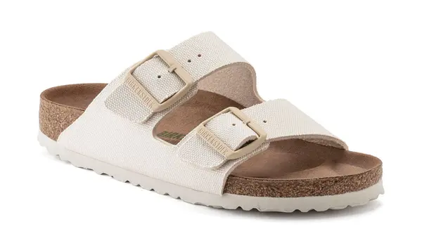 Birkenstock Веган бели сандали Birkenstock Arizona
