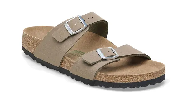 Birkenstock Веган синтетични сандали Birkenstock Sydney светлокафяви
