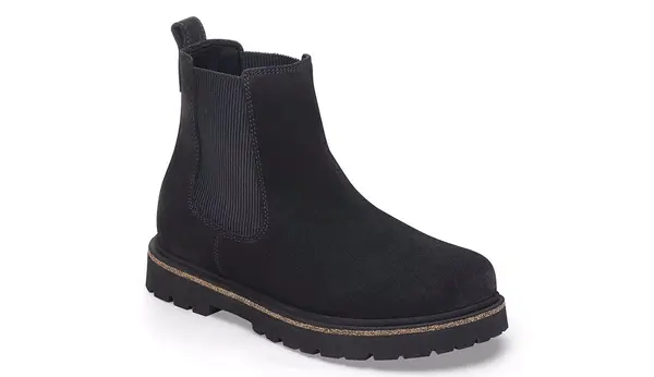 Birkenstock Велурени обувки Birkenstock Highwood Slip On в черно