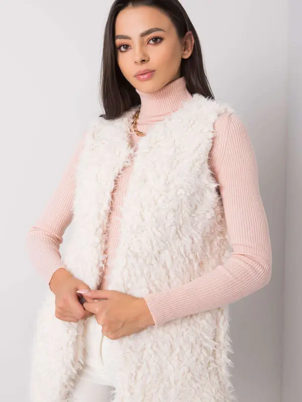 Wool Fashion Italia Vest-AT-KZ-22105.11P-ecru